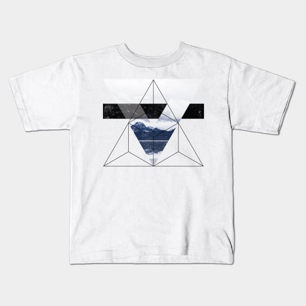 Geometric Ensemble II Kids T-Shirt by NJORDUR